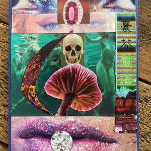 One off original hand made card or art piece