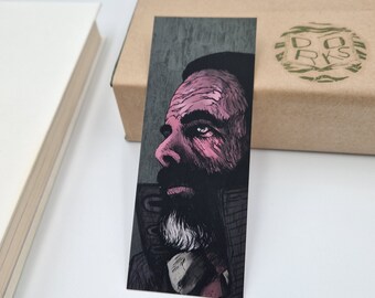 Philip K Dick Bookmark 2-sided Quality Illustrated Sci-Fi Bookmarks