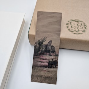 Southern Gothic Illustrated Bookmark, 2-sided With Quote By Cormac McCarthy