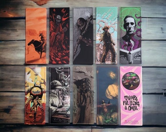 Multiple Illustrated Bookmarks Bundle - Choose any standard bookmarks from our store for a multi-buy discount