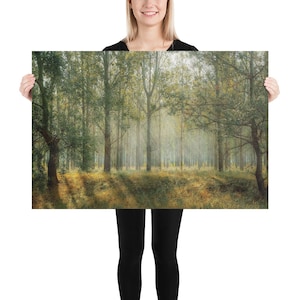 Arte fotográfico único-Arboleda Sagrada-Aparición de Moroni-Palabra dada-Diseño de interiores-SUD-Principios de otoño-Cartel