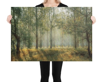 Unique-Photographic Art-Sacred Grove-Moroni Appeared-Word Given-Interior Design-LDS-Early Autumn-Poster