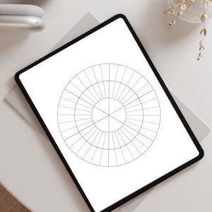 Feeling Wheel Template *Blank* - 6 Primary Emotions