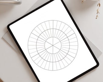 Feeling Wheel Template *Blank* - 6 Primary Emotions