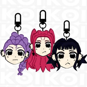PREORDER HUNTR/X K-Pop Demon Hunters Acrylic Charm Keychain Rumi Mira Zoey