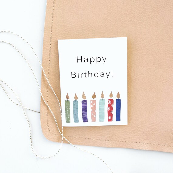 Printable Happy Birthday Card Instant Digital Download PDF - Etsy