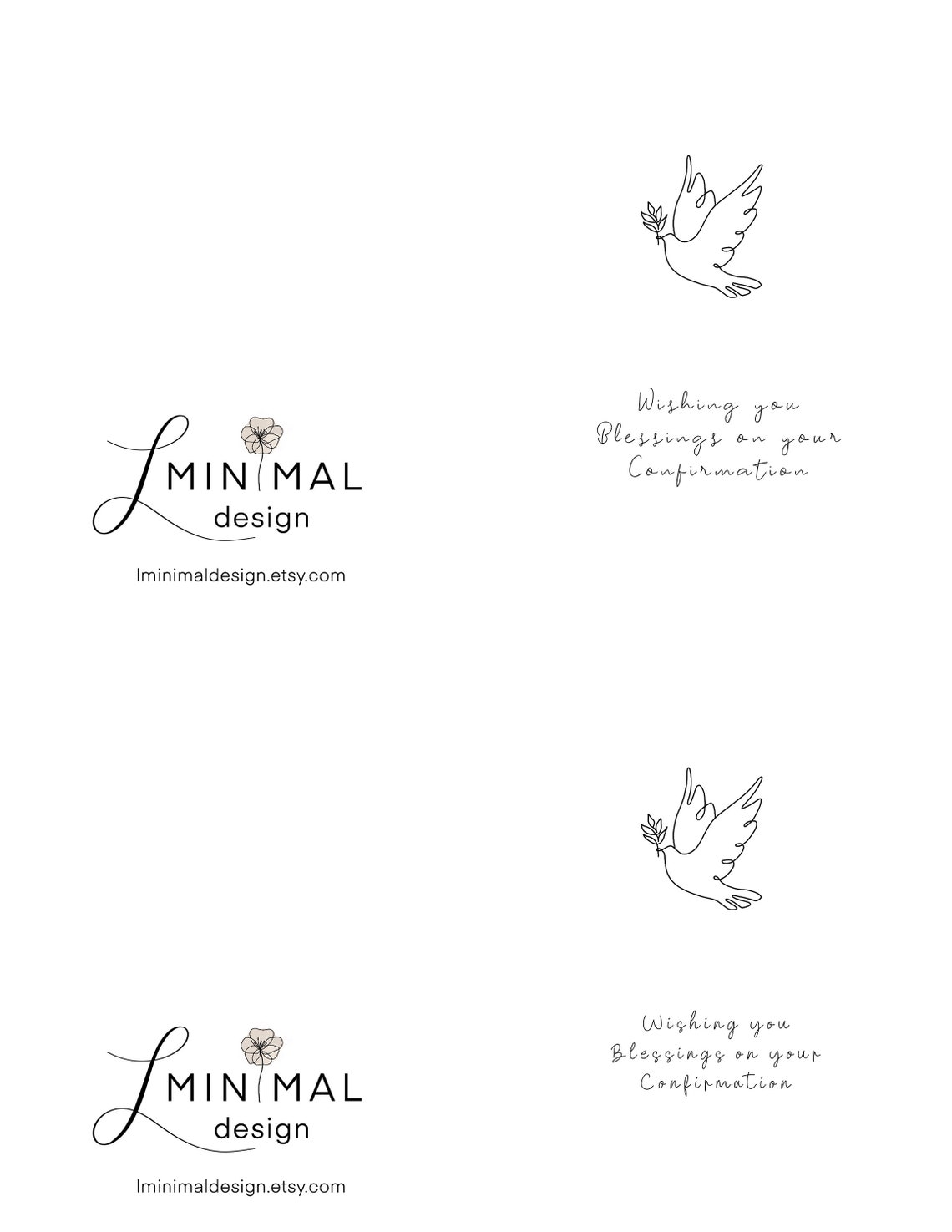 Printable Confirmation Card | Digital Prayer Cards | Religious Lutheran ...