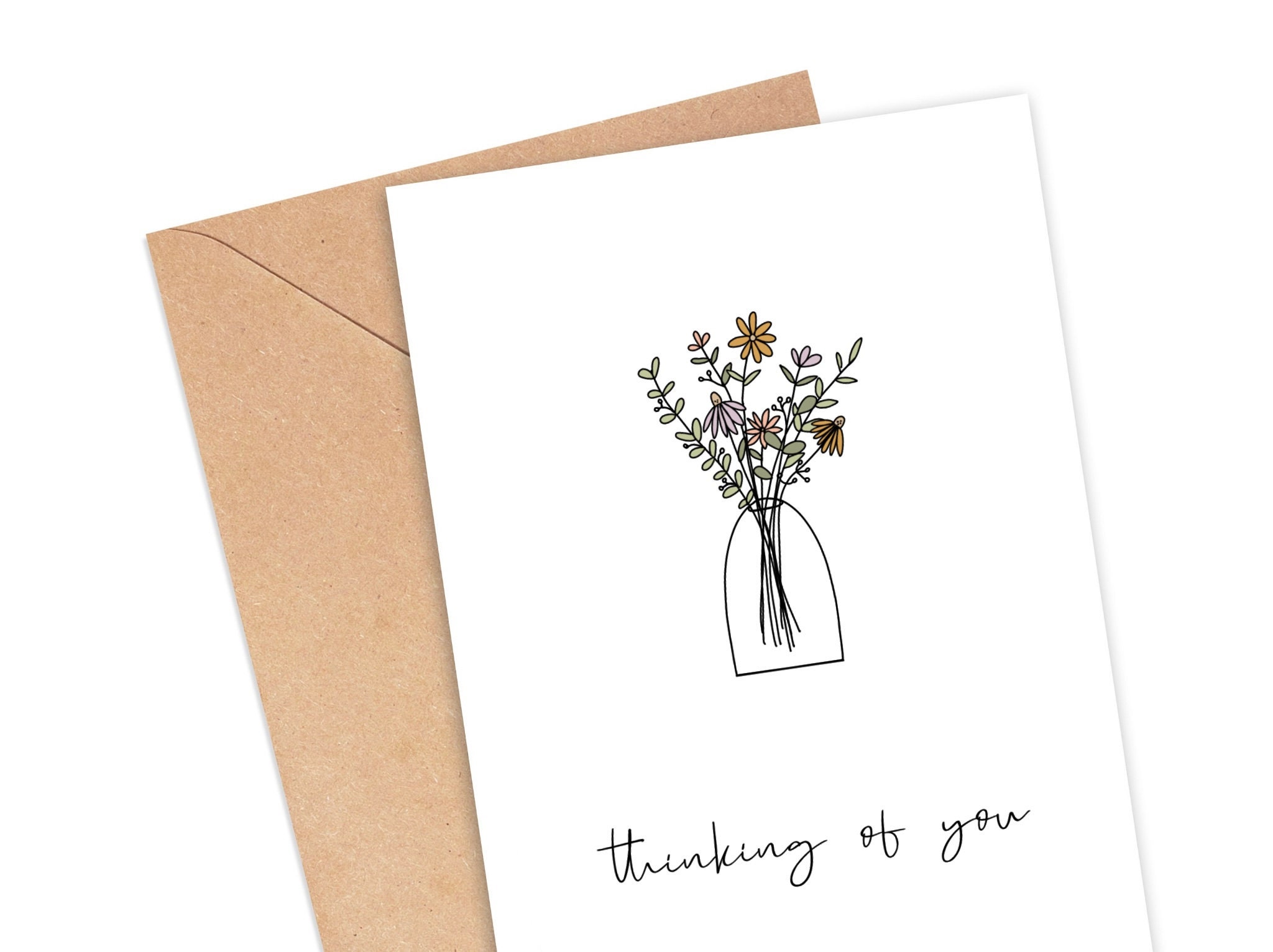 Printable Thinking of You Greeting Cards | Digital With Sympathy Card ...