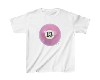 13 Billiard Ball Graphic Baby Tee