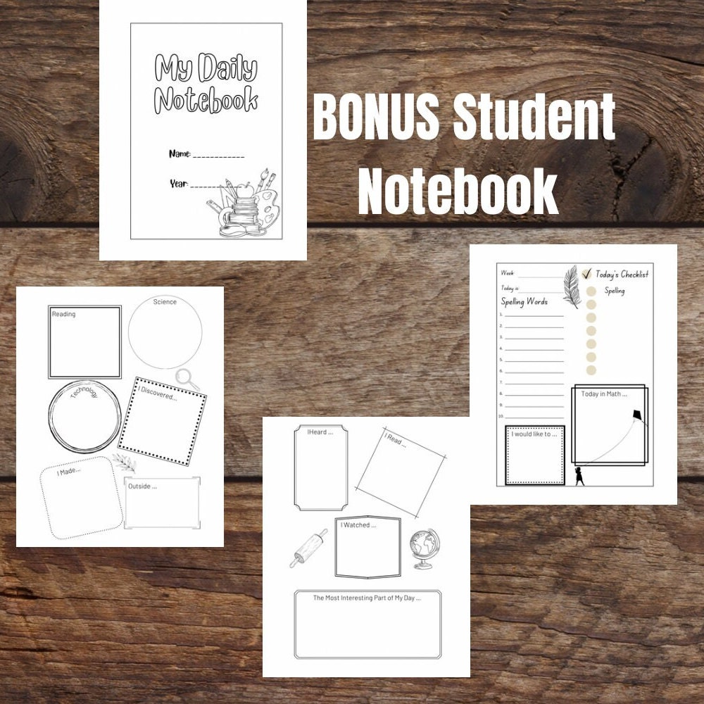 SIMPLE HOMESCHOOL PLANNER! Printable, Easy to Use Organisation for ...