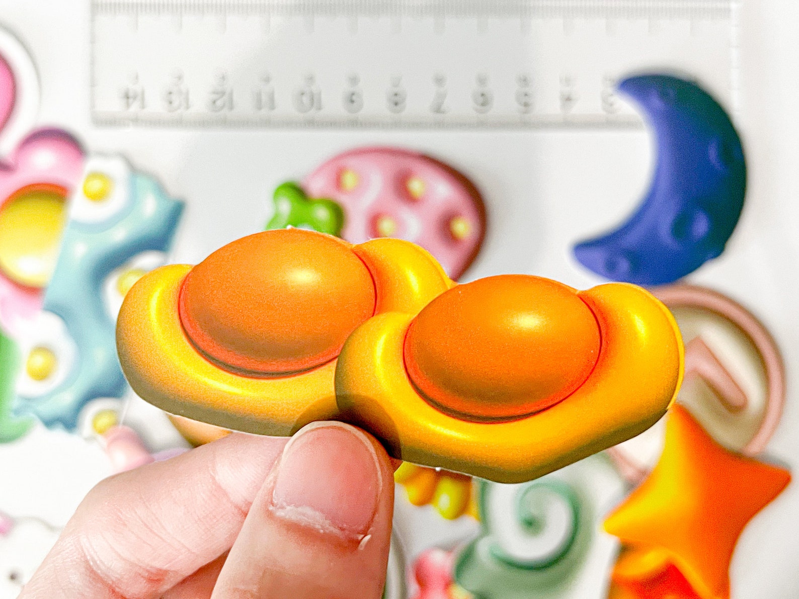 Cute 3D Inflated Visual Effect Style Stickers - Cartoon Decorations for ...