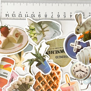 Stickers graffiti rétro style coréen - Stickers bricolage pour téléphone portable, carte, valise, scooter