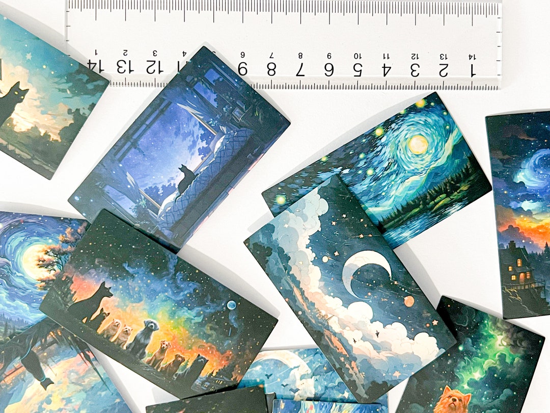 Romantic Starry Sky Stickers - New Trans Boundary Healing Series ...