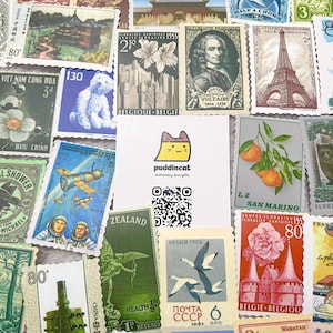 Random World Stamp Themed Stickers