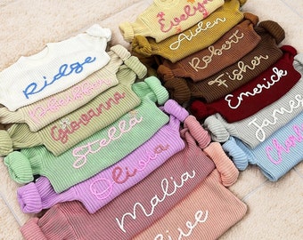 Personalized baby name sweater,Custom  Baby Sweater with name,personalised baby jumper，Baby Shower Gifts, Newborn Gift