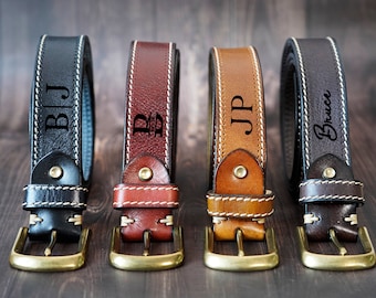 Personalised Leather Belt，Father’s Day Gift for Boyfriend，Unique Gift for Husband,Gift for Him，Anniversary Gift