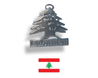Porte-clés - Porte-clés Liban imprimé en 3D