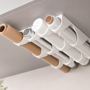 3D-gedruckter Organizer für Regalböden | Halter für Folie, Backpapier und Küchenrollen