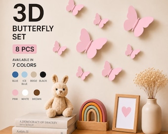 Butterfly Wall Decor Set | 3D Printed