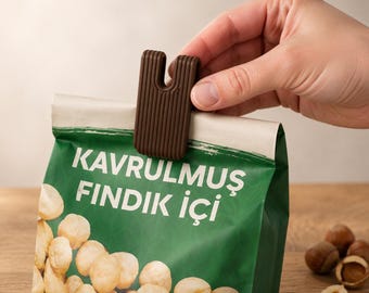 Juego de 6 clips reutilizables para bolsas / Cierres para bolsas de patatas fritas y almacenamiento de alimentos