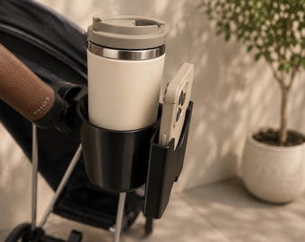 Soporte para teléfono Cybex con portavasos