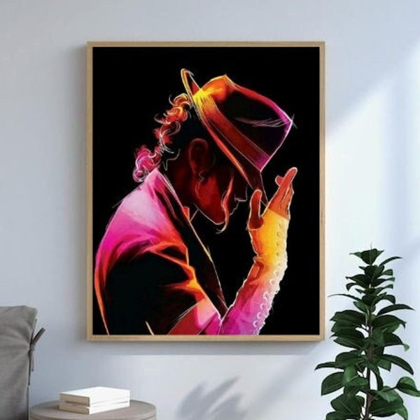 Michael Jackson SVG , Michael Jackson PNG, Michael Jackson download, Watercolor Michael J, Michael Jackson Poster, Michael Jackson Wall Art