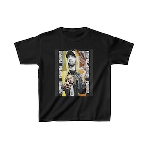 Kids Eminem T-Shirt, Rock Music T-Shirt for Kids, Punk Rock Shirt, Rock n Roll Shirt Childrens, Eminem Rapper T-Shirt for Kids image 6