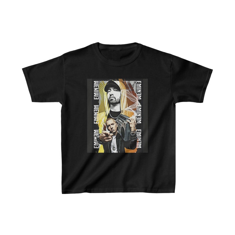 Kids Eminem T-Shirt, Rock Music T-Shirt for Kids, Punk Rock Shirt, Rock n Roll Shirt Childrens, Eminem Rapper T-Shirt for Kids image 6