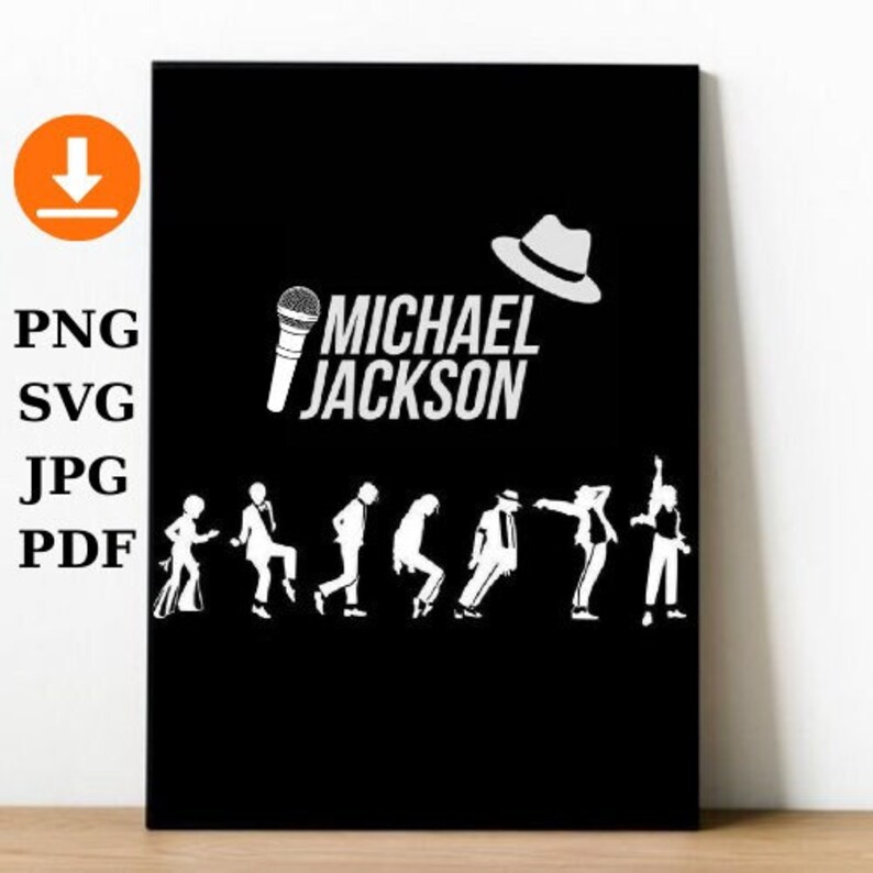 Michael Jackson SVG , Michael Jackson PNG, Michael Jackson Download ...