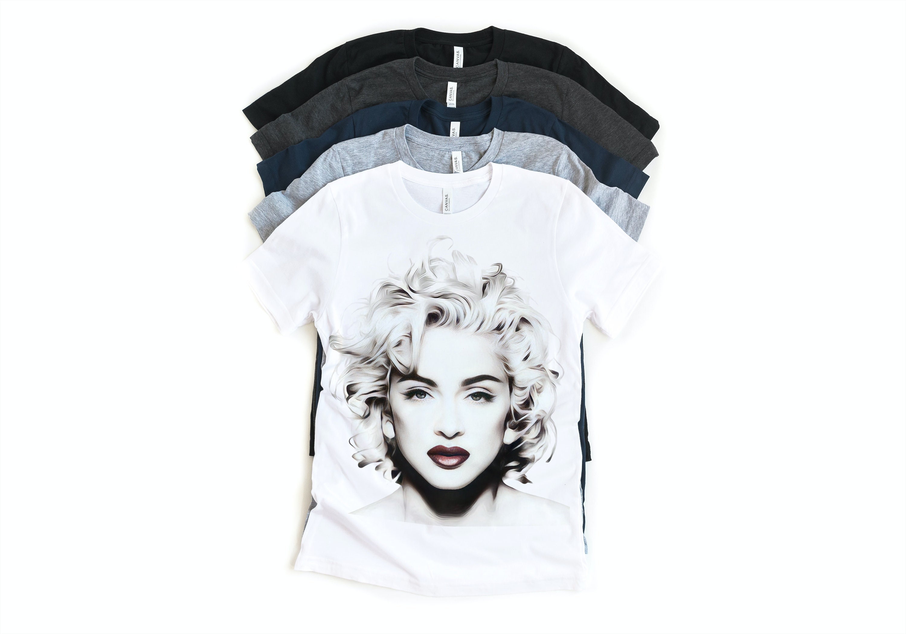 Madonna Retro T-Shirt, Madonna Black and White Shirt, Music Shirt, Gift Tee Your Friends