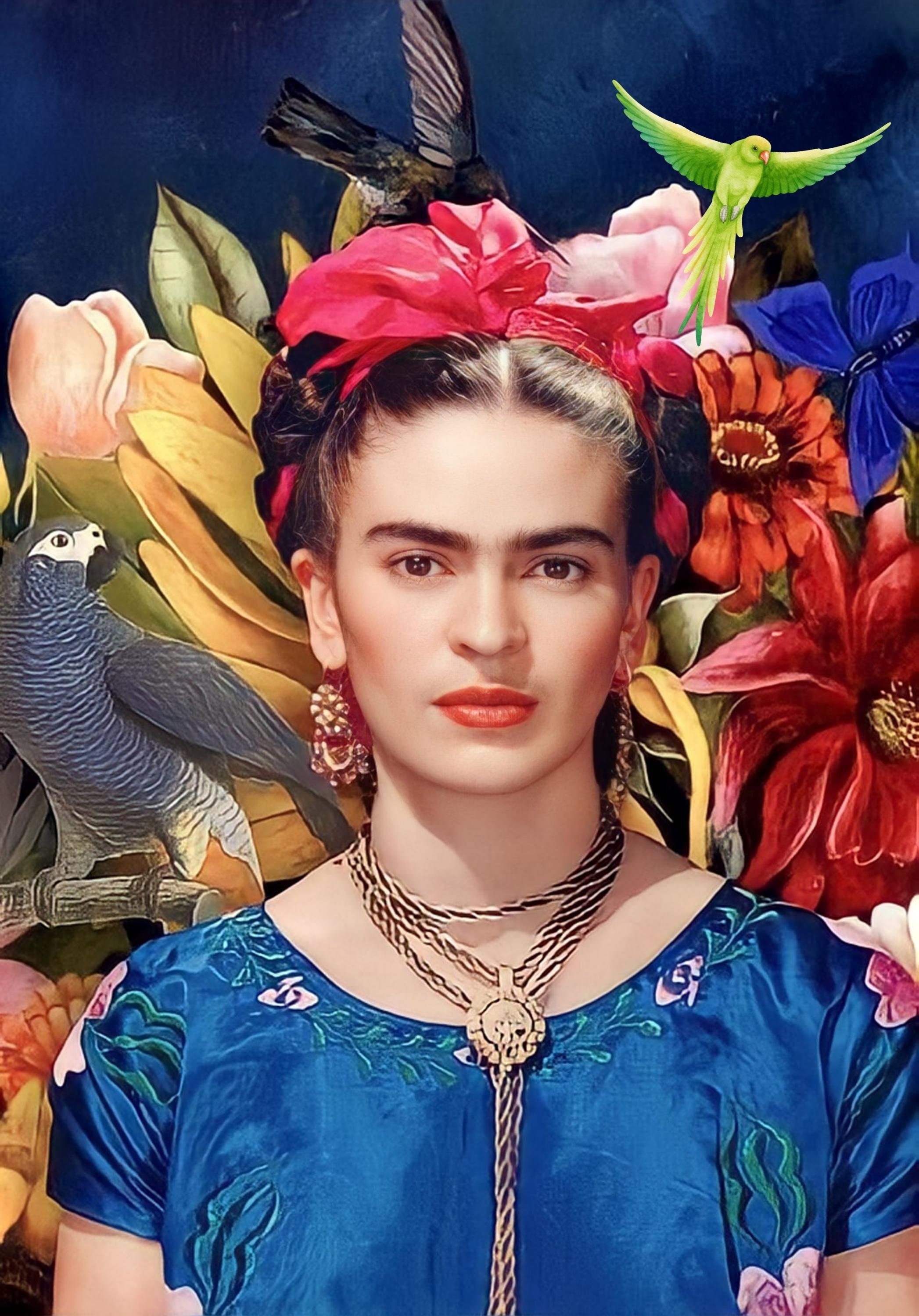 Frida Khalo Art Frida Khalo PNG Frida Kahlo Gift Frida - Etsy
