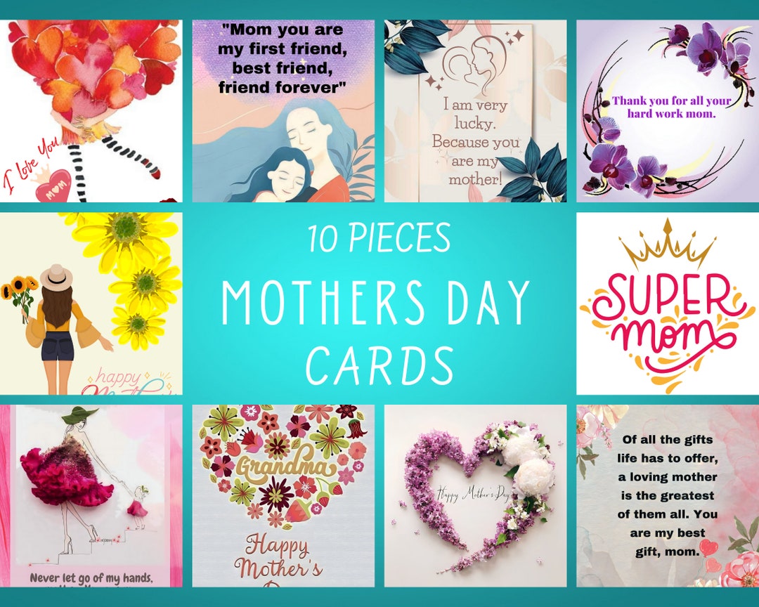 Mothers Day Gift Cards Holder, Printable Happy Mother's Day Card