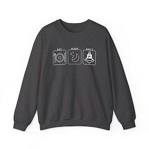 Eat Sleep Rally Dog Sport Unisex Crewneck Sweatshirt