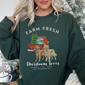 Golden Retriever Christmas Sweatshirt, Golden Retriever Christmas, Golden retriever xmas, Golden Retriever gifts, Golden Retriever,