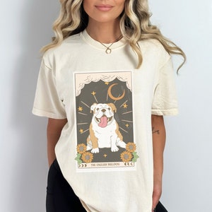 English Bulldog tarot card shirt, English Bulldog t shirt, English bulldog, English bulldog, English Bulldog gifts, English Bulldog mom