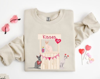 Sphynx Cat Valentines Day Sweatshirt, Sphynx Cat sweatshirt, Sphynx cat, Sphynx cat gift, Sphynx cat mom, Sphynx cat lover, Sphynx