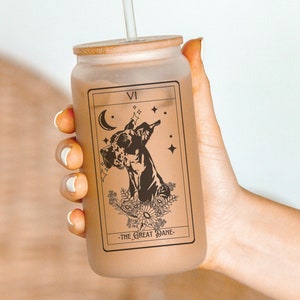 Great Dane frosted glass tumbler, Great Dane gifts, Great Dane mom, Great dane tumbler, Great Dane,