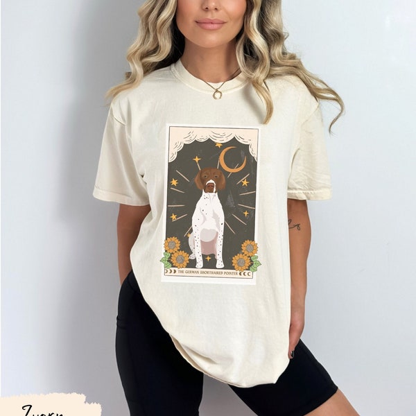 German Shorthaired Pointer tarot card shirt, German Shorthaired Pointer, German Shorthaired pointer mom, GSP dog, GSP gifts, Pointer dog