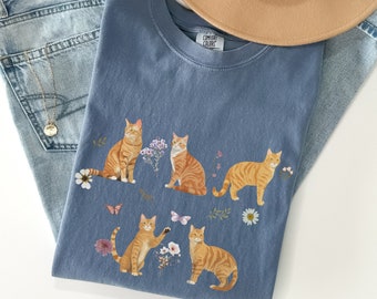 Tシャツ・カットソー [MIM the wardrobe] BurrXMim The Orange Cat T shirt(2 COLOR) Amazon.com: Orange Tabby Cat T-Shirt T-Shirt : Clothing