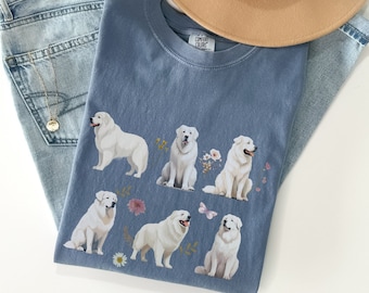Great Pyrenees cottage core shirt, Great Pyrenees shirt, Great Pyrenees, Great Pyrenees mom, Great Pyrenees gifts, Great Pyrenees dog