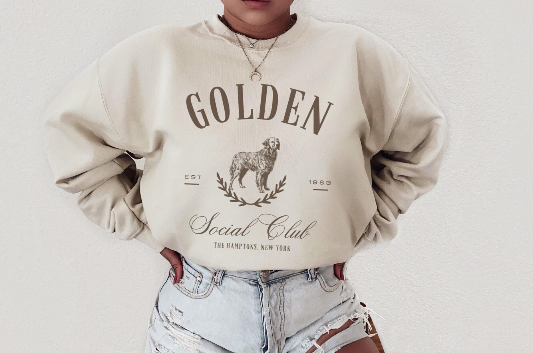 [RETRIEVER CLUB]UNISEX●CLASSIC SOCCER CREWNECK CLUB RETRIEVER | Grey Sweatshirt – SWEETWATER BOUTIQUE