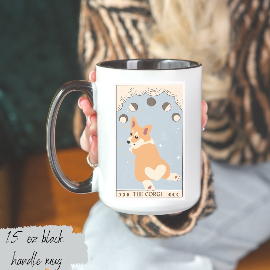 Tarot Card Mug, Dog Mom Mug, Gifts, Dog Mom Coffee