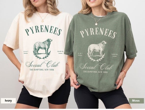 Custom Great Pyrenees Social Club shirt, Great Pyrenees shirt, Pyrenees Gift, Pyrenees mom, Great Pyrenees, Pyrenees tee, Pyrenees owner