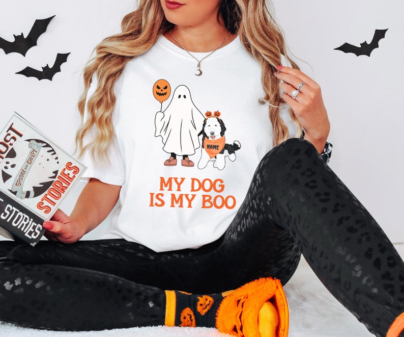 Custom Sheepadoodle dog Halloween shirt, Sheepadoodle shirt, Sheepadoodle, Sheepadoodle gift, Sheepadoodle mom,Halloween dog shirt image 7