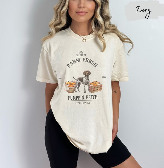 Pumpkin Patch German Shorthaired Pointer Shirt Pumpkin Patch Shirt German Shorthaired Pointer German Shorthair Pointer Gifts GSP Dog Etsy Canada