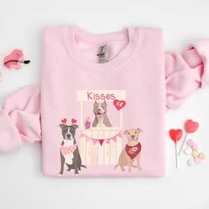Pitbull Valentines Day sweatshirt, Pitbull sweatshirt, pitbull shirt, pitbull mom, pitbull lover, pittie, pitbull gifts, Pitbull dog