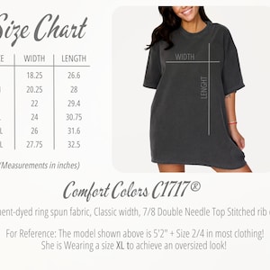 a women's size chart for a t - shirt dress