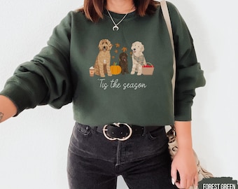 Goldendoodle fall Dog sweatshirt, Golden doodle sweatshirt, Goldendoodle, Golden doodle mom, Golden doodle gifts, goldendoodle, Doodle dog