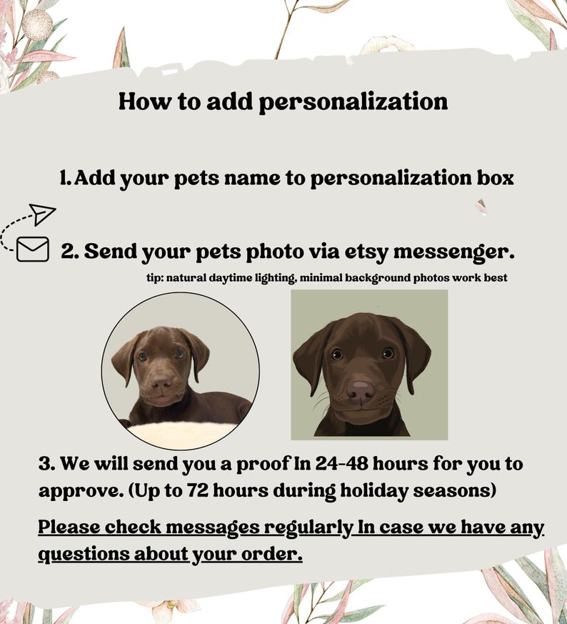 a poster with a picture of a dog on it