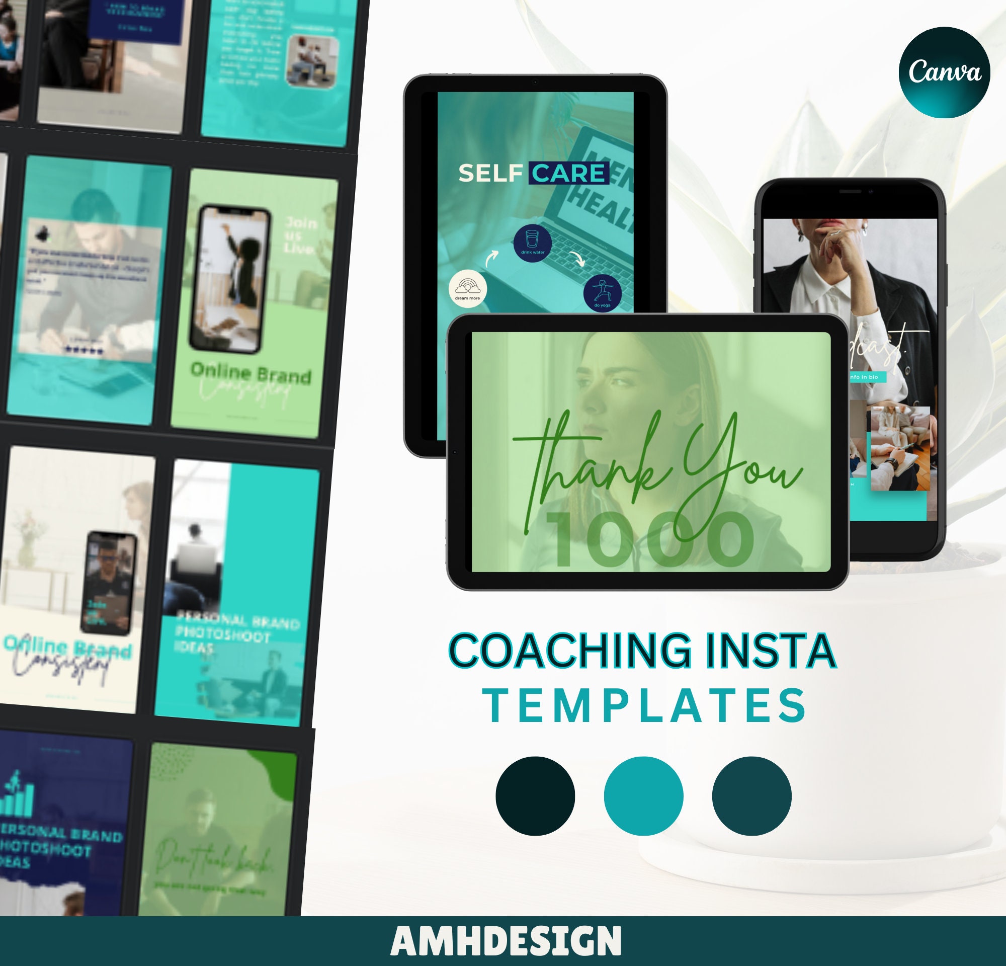 70 Instagram Template Coach | Coaching Plan Template | Business Coach ...